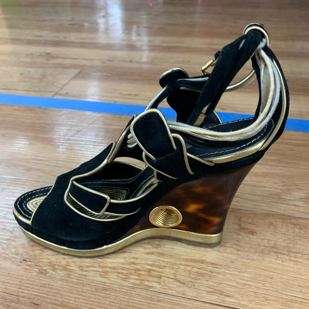 Authentic LV Wedges
